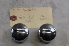 Axle End Caps Chrome Pair 2015 Harley Davidson Dyna Low Rider