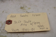 Shift Shaft Assy w/Spring 4WM-18101-01 2002 Yamaha RoadStar XV1600A