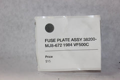 FUSE PLATE ASSY 38200-MJ8-672 1984 VF500C Honda Magna