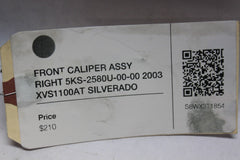 FRONT CALIPER ASSY RIGHT 5KS-2580U-00-00 2003 XVS1100AT SILVERADO