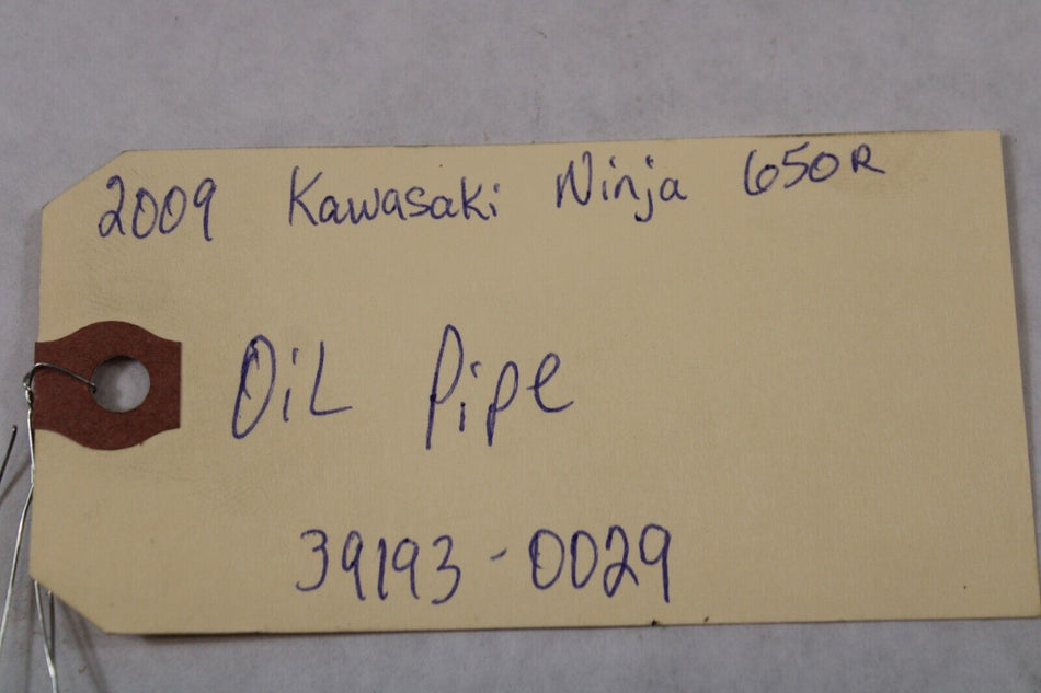 Oil Pipe 39193-0029 2009 Kawasaki 650R Ninja EX650C9F