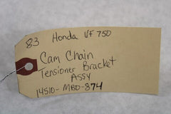 Cam Chain Tensioner Bracket Assy 14510-MB0-874 1983 Honda VF750