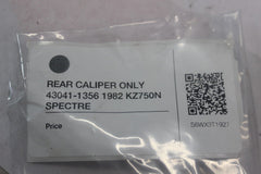 REAR CALIPER ONLY 43041-1356 1982 Kawasaki Spectre KZ750N