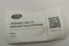 HIGHWAY PEG W/ BRACKET BLK/CHROME 2000 Suzuki Intruder VL1500