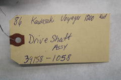 Driveshaft Assy 39158-1058 1986 Kawasaki Voyager ZG1200