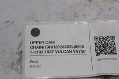 UPPER CAM CHAIN (79RH2020X82L) 92057-1193 1987 VULCAN VN750