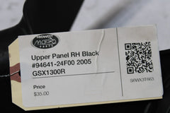 Upper Panel RH Black #94641-24F00 2005 GSX1300R