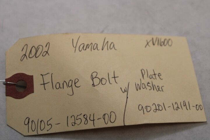 Flange Bolt w/Washer 90105-12584-00 2002 Yamaha RoadStar XV1600A