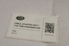 CABLE, STARTER 54017-1130 1998 Kawasaki ZX-9R Ninja