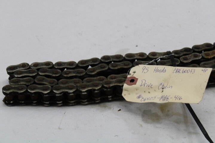 OEM Honda Motorcycle Drive Chain 06405-MAE-416 1995 CBR600F3 White