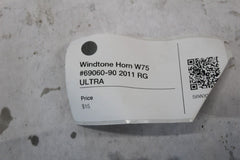 Windtone Horn W75 #69060-90 2011 RG ULTRA 2011 Harley Roadglide Ultra