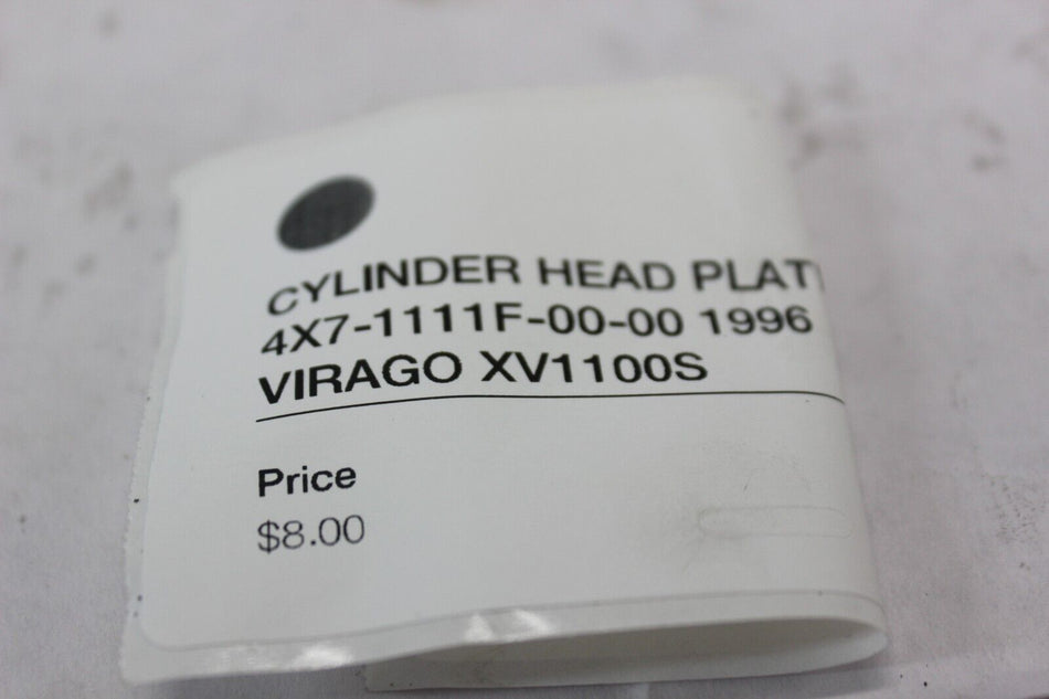 CYLINDER HEAD PLATE 4X7-1111F-00-00 1996 Yamaha VIRAGO XV1100S