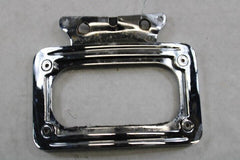 Curved License Plate Frame Chrome Clutch Cable 38601-89 Harley Davidson