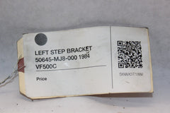 LEFT STEP BRACKET 50645-MJ8-000 1984 VF500C Honda Magna