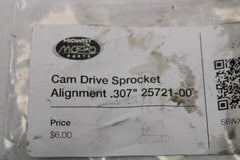 Cam Drive Sprocket Alignment .307" 25721-00 Harley Davidson