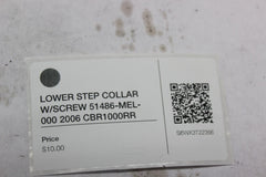 LOWER STEP COLLAR W/SCREW 51486-MEL-000 2006 CBR1000RR