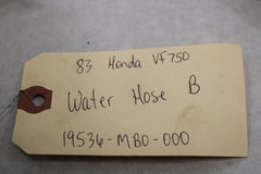 Water Hose B 19536-MB0-000 1983 Honda VF750