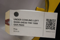 UNDER COWLING LEFT 94408-34E50-Y9H 1999 Suzuki GSX-R600