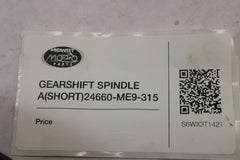 GEARSHIFT SPINDLE A (SHORT) 24660-ME9-315 1983 Honda VT750C Shadow