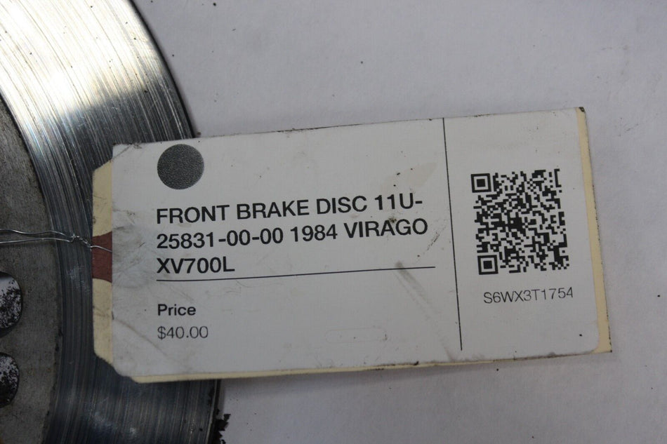 FRONT BRAKE DISC 11U-25831-00-00 1984 VIRAGO XV700L