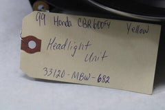 OEM Honda Motorcycle 1999 CBR600F4 Headlight Unit 33120-MBW-682