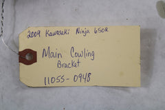 Main Cowling Bracket Black 11055-0948 2009 Kawasaki 650R Ninja EX650C9F