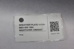 BREATHER PLATE 11110-ME5-000 1984 Honda Nighthawk CB650SC