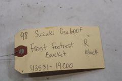 Front Footrest Bracket Right Black 43531-19C00 1998 Suzuki Katana GSX600