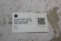WATER PUMP COVER BLACK 19221-MEL-D20 2006 CBR1000RR