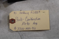 Sub-Combination Meter 37110-MB9-951 1983 Honda Goldwing GL1100