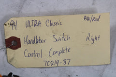 Handlebar Switch Control Right 70219-87 1994 Harley Davidson Ultra Classic