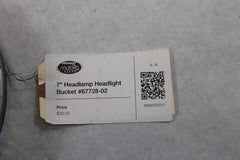 7" Headlamp Headlight Bucket #67728-02 Harley Davidson