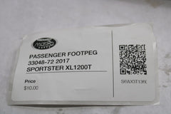 PASSENGER FOOTPEG 33048-72 2017 SPORTSTER XL1200T Harley Davidson SuperLow