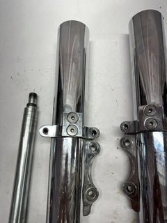 Arlen Ness Smooth Fork Legs Chrome 2007 Harley Davidson Streetglide 06-503 1”