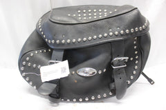 RIGHT Saddlebag Leather Studded Harley Davidson Softail