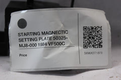 STARTING MAGNECTIC SETTING PLATE 50325-MJ8-000 1984 VF500C Honda Magna