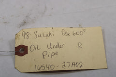 Oil Under Pipe RIGHT 16540-27A02 1998 Suzuki Katana GSX600