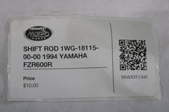 SHIFT ROD 1WG-18115-00-00 1994 YAMAHA FZR600R