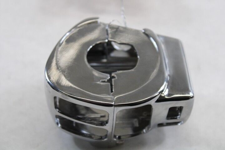 LEFT Control Switch Housing Chrome 71567-96 Upper 71558-96 Lower Harley Davidson