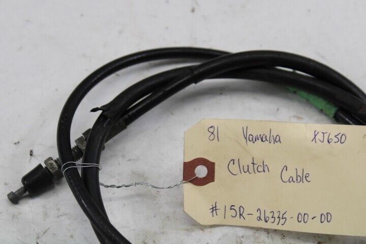 OEM Yamaha Motorcycle 1981 XJ650 Clutch Cable #15R-26335-00-00
