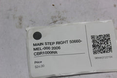MAIN STEP RIGHT 50660-MEL-000 2006 CBR1000RR