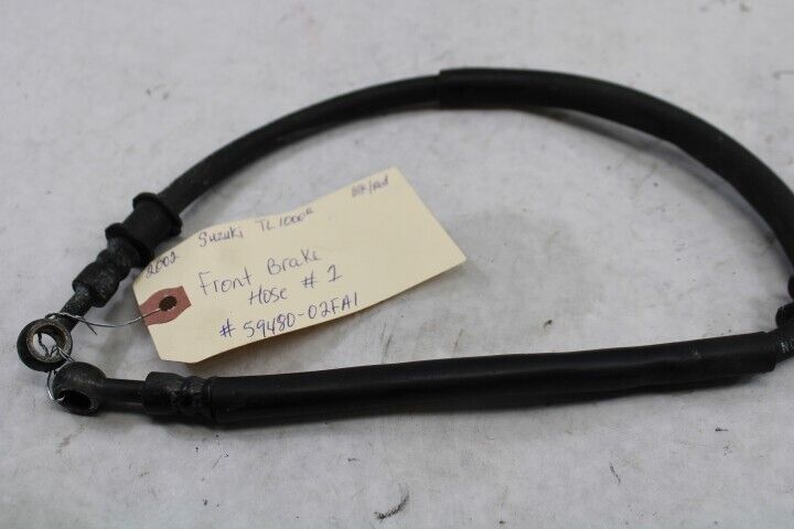 Front Brake Hose 1 59480-02FA1 OEM Suzuki Motorcycle 2002 TL1000