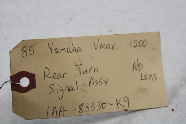Rear Turn Signal Assy Left 1AA-83330-K9 No Lens 1990 Yamaha Vmax VMX12 1200