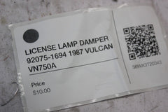 LICENSE LAMP DAMPER 92075-1694 1987 VULCAN VN750A