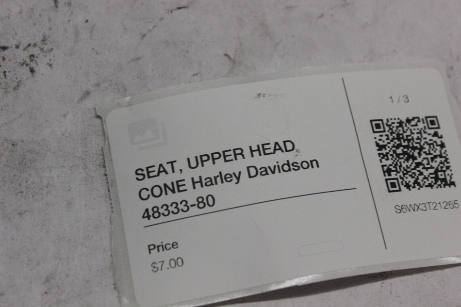SEAT, UPPER HEAD CONE Harley Davidson 48333-80