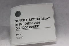 STARTER MOTOR RELAY 31800-26E00 2001 GSF1200 SUZUKI BANDIT