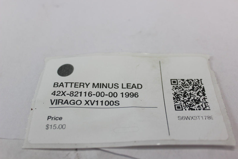 BATTERY MINUS NEGATIVE  LEAD 42X-82116-00-00 1996 VIRAGO XV1100S