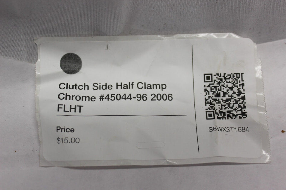 Clutch Side Half Clamp Chrome #45044-96 2006 FLHT Harley Davidson Electraglide