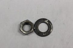 Front Axle Nut & Washer 7813A, 6594 2009 FLHTCU Harley Davidson