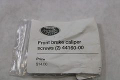 Front brake caliper screws (2) 44160-00 Harley Davidson